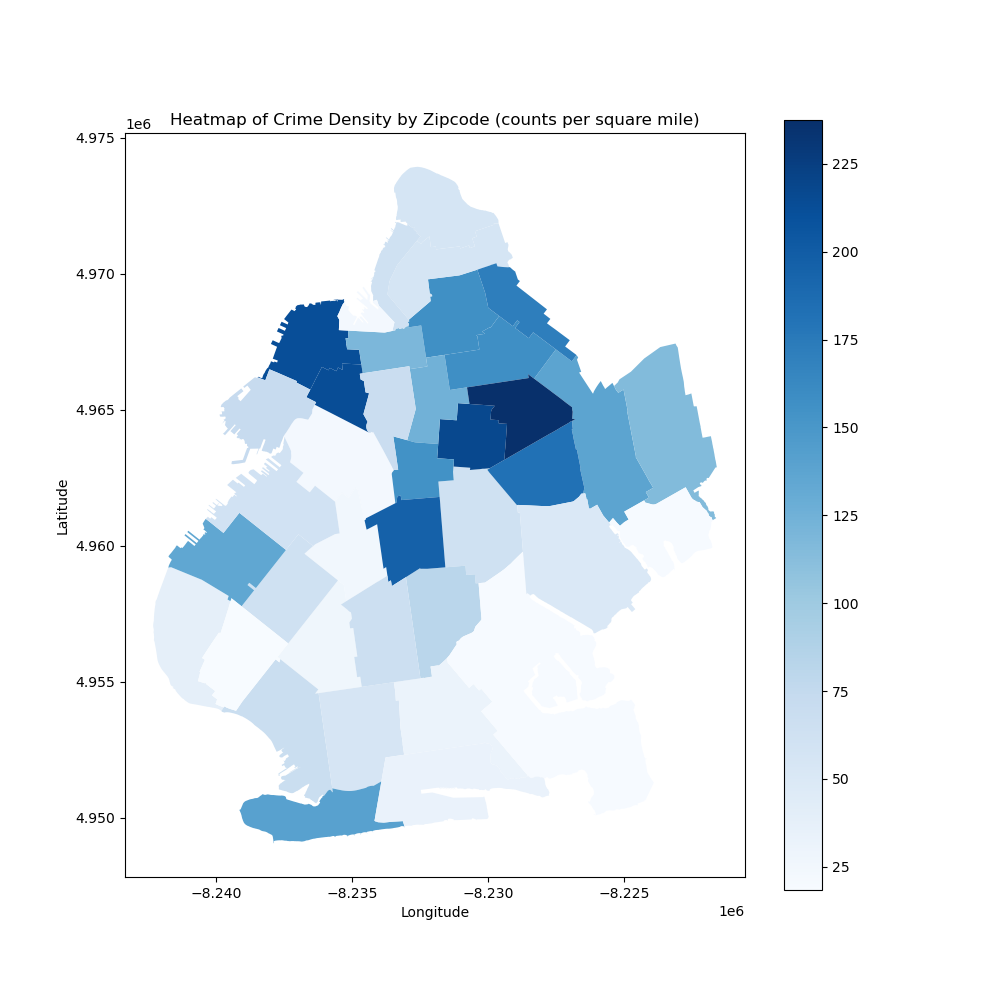 Heatmap Crime Density