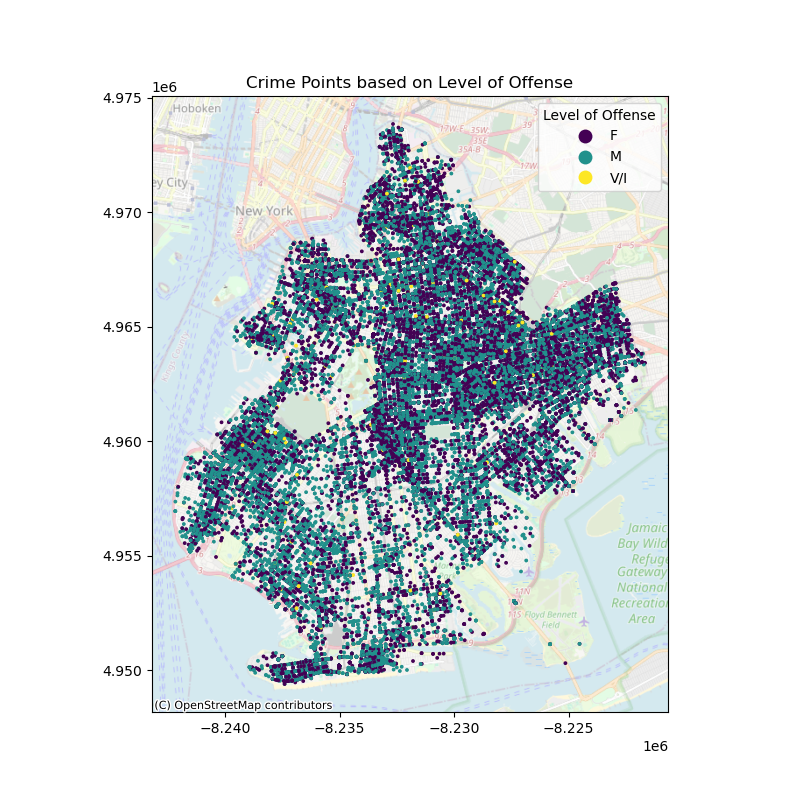 Level of Offense Map