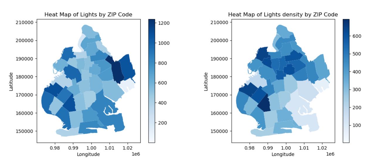 Figure 4. Light Density in Brooklyn